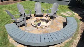 Garden Bench using Kerf Spacing and Masonry Arch Calculator