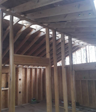 Gable Roof built using Rafter Calculator