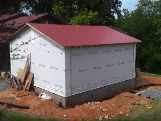 Gable Roof built using Rafter Calculator