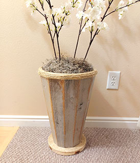 Tapered Stave Vase