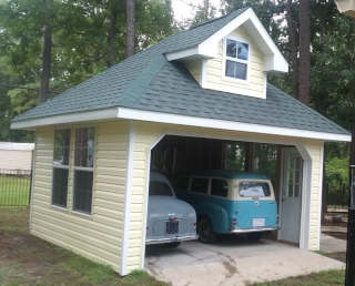 Garage with Hip Roof
