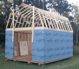Shed Gambrel Roof Framing