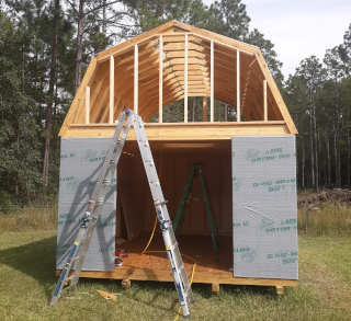 Shed Gambrel Roof Framing