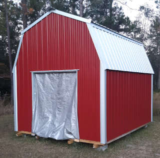 Shed with Gambrel Roof