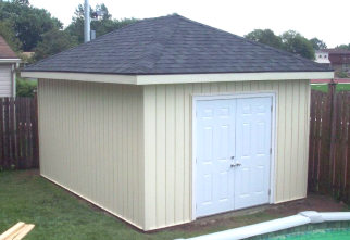 Shed with Hip Roof