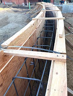 Large Radius Arc Formwork