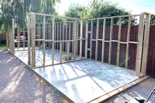 Shed Wall Framing
