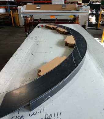 Arc Layout in Confined Area