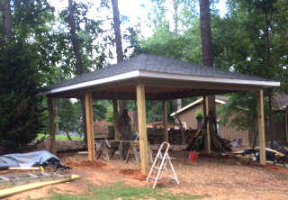 Boat House with Hip Roof