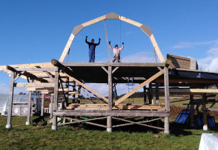 Standing Gambrel Roof Frames
