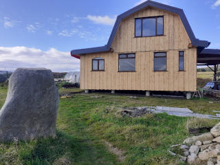 House Complete with Gambrel Roof