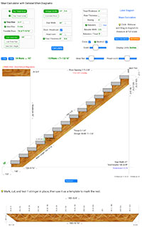 Stair calculator