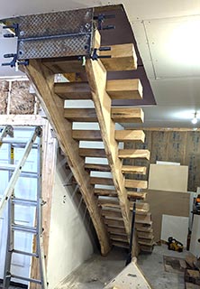 Stairs under construction