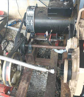 Generator with Pulley Belt Cofiguration