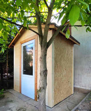 Gable Roof Built using Gable Calculator