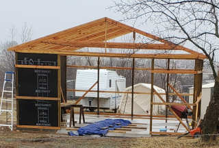 24 x 30 Shed with 10ft walls