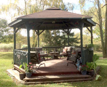 Gazebo Built using Gazebo Calculator
