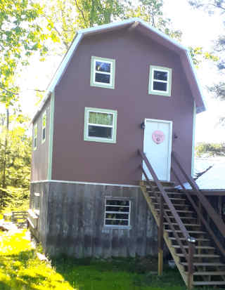 Shed Built using Gambrel Roof Framing Calculator