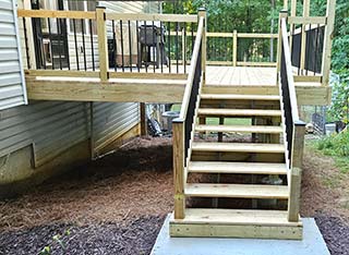 Deck with Railing