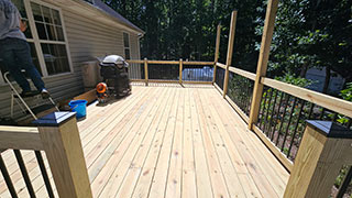 Deck with Railing
