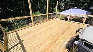 Deck with Railing