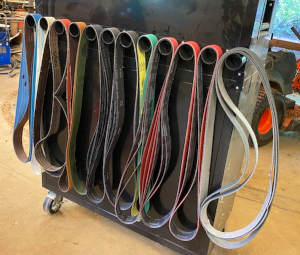 Sanding Belt Hanger using Hole Spacing Calculator